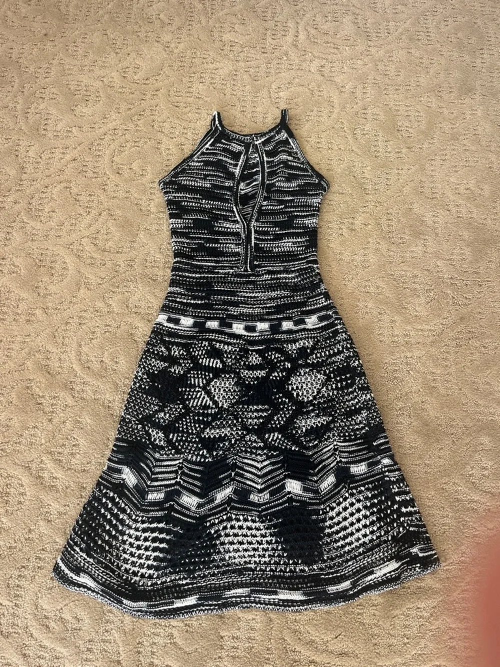 M Missoni Black & White Knit Dress and cardigan set Size IT 42 US 6 - Picture 4 of 15